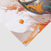 Cute happy fluffy kitten in a ball 薄葉紙 (詳細)