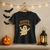Cute Happy Haunting Ghost Halloween Tシャツ