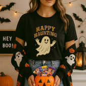 Cute Happy Haunting Ghost Halloween Tシャツ