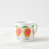 Cute happy mango cartoon illustration エスプレッソカップ (正面右)