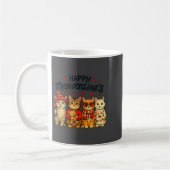 Cute Happy Meowentines Valentine Cats Love Men Wom コーヒーマグカップ (左)