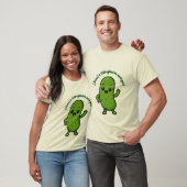 Cute Happy Pickle Kawaii Cartoon - Personalizable  Tシャツ (ユニセックス)