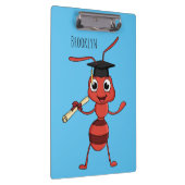 Cute happy red ant cartoon クリップボード (右)