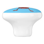 Cute happy red ant cartoon  セラミックノブ (側面)