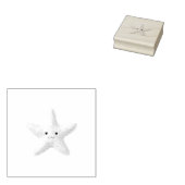 Cute Happy Starfish ラバースタンプ (押印)