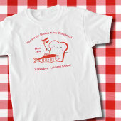Cute Haring en Wittebrood Leidens ontzet rood wit Tシャツ