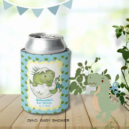 Cute Hatching Dino Baby Shower Can Cooler  缶クーラー