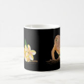 Cute Hawaii Gecko  コーヒーマグカップ (中央)