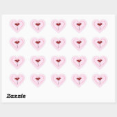 Cute Heart Balloon Love Sticker ハートシール (シート)