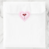 Cute Heart Balloon Love Sticker ハートシール (バッグ)