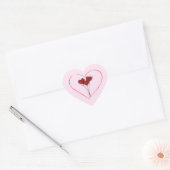 Cute Heart Balloon Love Sticker ハートシール (封筒)