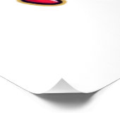 Cute Heart Characters Holding Hands ポスター (コーナー)