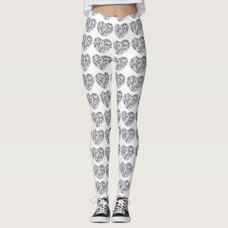 Cute Heart Leggings レギンス