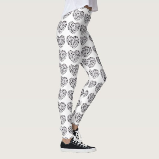 Cute Heart Leggings レギンス (右)