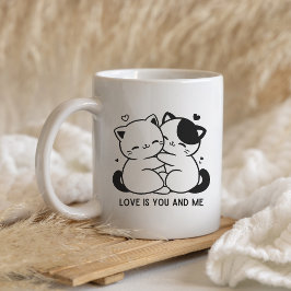 Cute Heart Mug for Valentine's Day コーヒーマグカップ