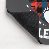 Cute Heart My Tiny Valentine Pregnancy Announcemen マウスパッド (コーナー)