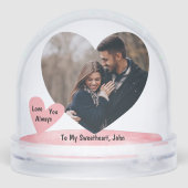 Cute Heart Photo Love Valentine's Day Couple (裏面)