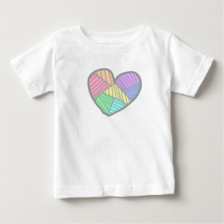 Cute heart shirt ベビーTシャツ
