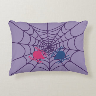 Cute Heart Spider Web Accent Throw Pillow  アクセントクッション