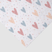Cute Hearts and dots Valentines Pattern 薄葉紙 (詳細)