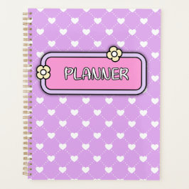 Cute Hearts Flower cover Planner プランナー手帳