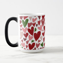 Cute hearts valentine's  day Mug モーフィングマグカップ