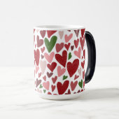 Cute hearts valentine's  day Mug モーフィングマグカップ (正面右)