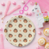 Cute Hedgehog ペーパープレート (パーティー)