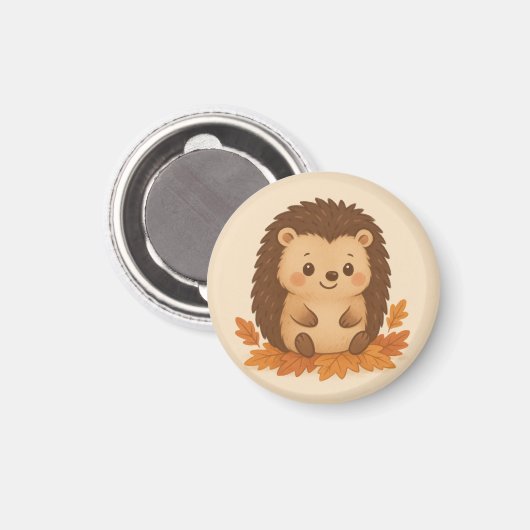 Cute Hedgehog マグネット (正面/裏面)