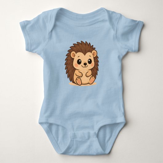 Cute Hedgehog Baby Onsie ベビーボディスーツ (正面)