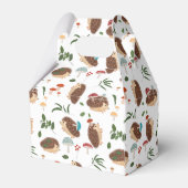 Cute Hedgehog Mushrooms Woodland Forest Animal フェイバーボックス (裏面サイド)