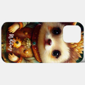 Cute Hedgehog Name Case-Mate iPhoneケース (裏面 (横))
