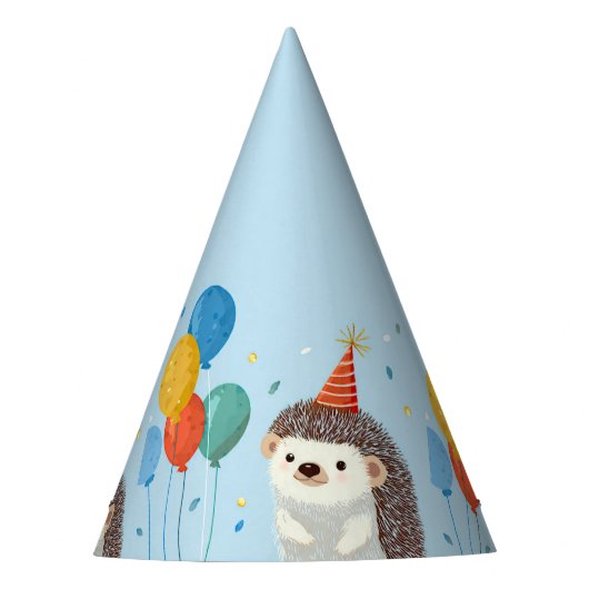 Cute Hedgehog Paper Party Hats パーティーハット (正面)