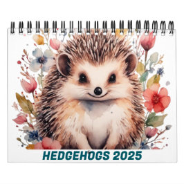 CUTE HEDGEHOGS 2025 CALENDAR カレンダー