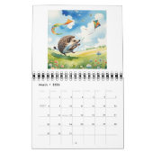 CUTE HEDGEHOGS 2025 CALENDAR カレンダー (3月 2026)