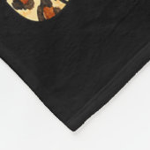 Cute Hello High School Animal Print Teacher Back T フリースブランケット (角)