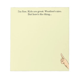 Cute Here's the Thing ノートパッド