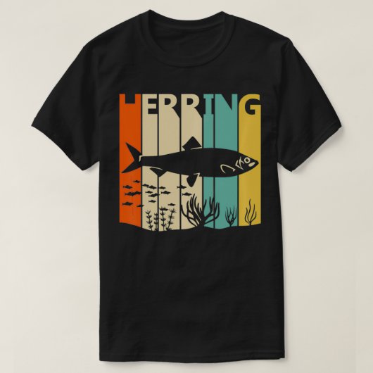 Cute Herring Safari Zoo Animal Art Pullover Tシャツ (デザイン正面)