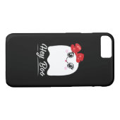 Cute Hey Boo Halloween Design Case-Mate iPhoneケース (裏面(横))