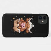 Cute Highland Cow Cupcake Case-Mate iPhoneケース (裏面(横))