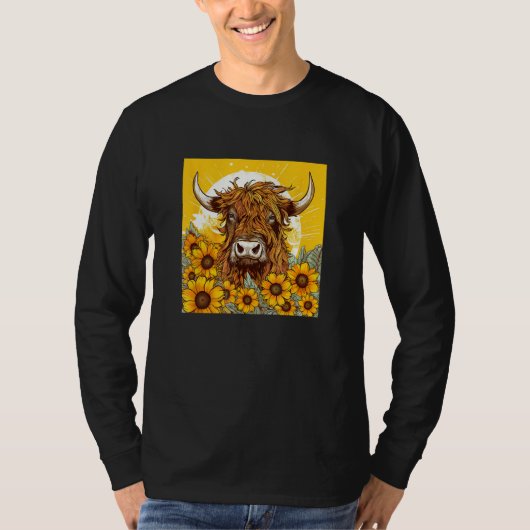 Cute Highland Cow Scotland Men Women Kids 1 Tシャツ (正面)