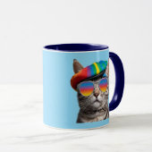 Cute Hip Tabby Coffee Mug マグカップ (正面右)