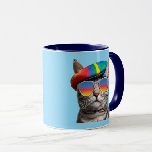 Cute Hip Tabby Coffee Mug マグカップ (正面右)