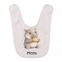 Cute Hippo Eating a Cookie 