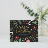 Cute Holiday Doodles | Photo Holiday Card シーズンポストカード (スタンド正面)