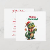 Cute Holiday Dragon Pal シーズンカード (正面/裏面)