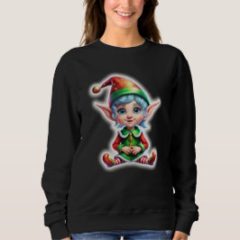Cute Holiday Elf スウェットシャツ