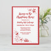 Cute Holiday Gift Exchange Christmas Party シーズンカード (スタンド正面)