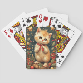 Cute Holiday Kitten  トランプ