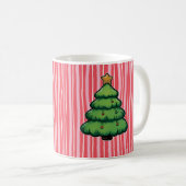 Cute Holiday Tree Coffee Mug コーヒーマグカップ (正面右)